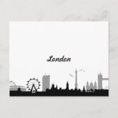 Skyline Londen Briefkaart (Voorkant)