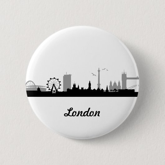 Skyline London Ronde Button 5,7 Cm (Voorkant)