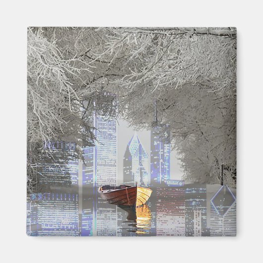 Skyline Magneet (Voorkant)