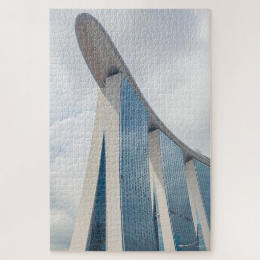 Skyline Marina Bay Sands Singapore 1000 artikelen Legpuzzel (Verticaal)