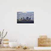 Skyline met Vrijheidsstandbeeld Poster (Keuken)