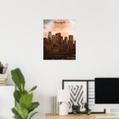 skyline Minneapolis Poster (Thuiskantoor)