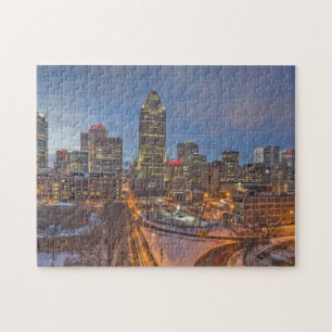 Skyline Montreal. Legpuzzel