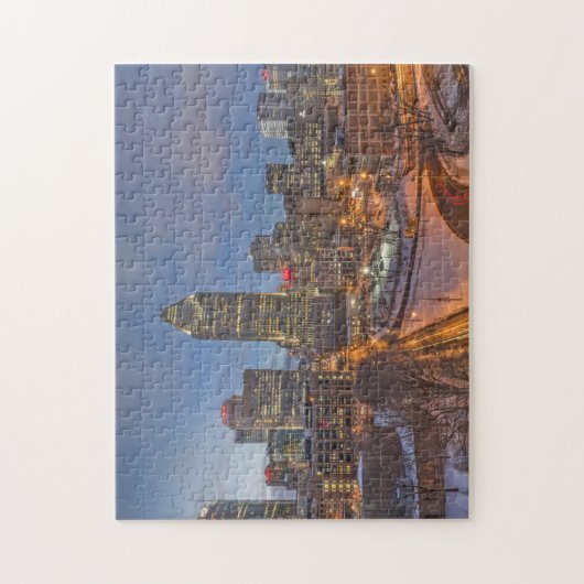Skyline Montreal. Legpuzzel (Verticaal)