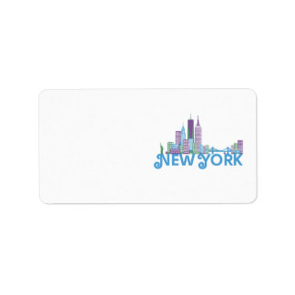 Skyline New York Etiket