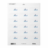Skyline New York Etiket (Full Sheet)