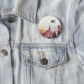 skyline New York-knop Ronde Button 5,7 Cm (In situ)