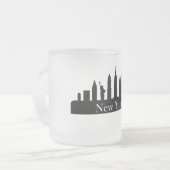 Skyline New York Matglas Koffiemok (Voorkant links)