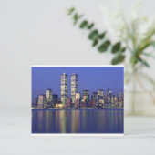Skyline New York met World Trade Center Briefkaart (Staand voorkant)