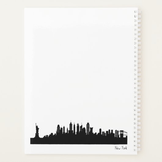Skyline New York Planner (Achterkant)