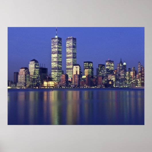 Skyline NYC met World Trade Center Poster (Voorkant)