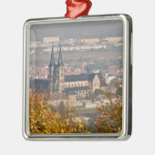 Skyline of Bamberg, Duitsland Metalen Ornament (Links)