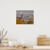 Skyline of Bamberg, Duitsland Poster (Keuken)