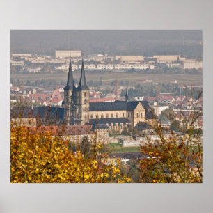 Skyline of Bamberg, Duitsland Poster