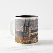Skyline of Bamberg, Duitsland Tweekleurige Koffiemok (Voorkant links)