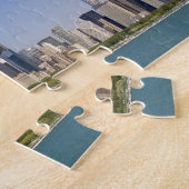 Skyline of Chicago, Illinois, Verenigde Staten. Legpuzzel (Zijkant)