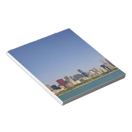 Skyline of Chicago, Illinois, Verenigde Staten. Notitieblok (Schuin)