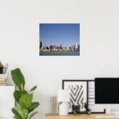 Skyline of Chicago, Illinois, Verenigde Staten. Poster (Thuiskantoor)