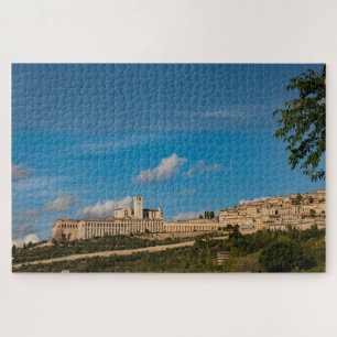 Skyline of city of Assisi, Italië Legpuzzel