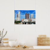 Skyline of Columbus, Ohio Poster (Keuken)