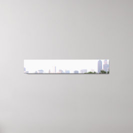Skyline of Dallas, Texas Canvas Afdruk
