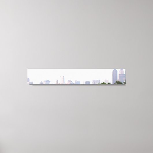 Skyline of Dallas, Texas Canvas Afdruk (Voorkant)