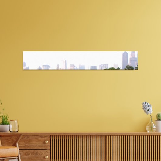 Skyline of Dallas, Texas Canvas Afdruk (Insitu (Woonkamer))