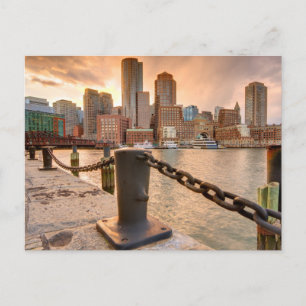 Skyline of Financial District of Boston Briefkaart