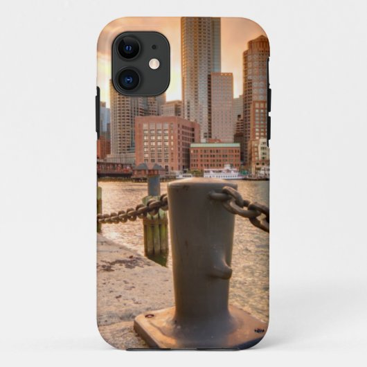 Skyline of Financial District of Boston Case-Mate iPhone Case (Achterkant)