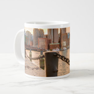 Skyline of Financial District of Boston Grote Koffiekop