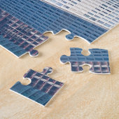 Skyline of futuristic city skyscrapers in Dubai Legpuzzel (Zijkant)