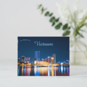 Skyline of Ho Chi Minh City at Night Briefkaart (Staand voorkant)