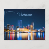Skyline of Ho Chi Minh City at Night Briefkaart (Voorkant)