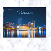 Skyline of Ho Chi Minh City at Night Briefkaart