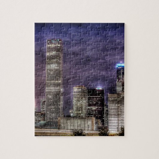 Skyline of Houston Legpuzzel (Verticaal)