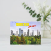 Skyline of Houston, Texas Briefkaart (Staand voorkant)