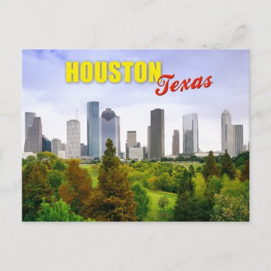 Skyline of Houston, Texas Briefkaart (Voorkant)