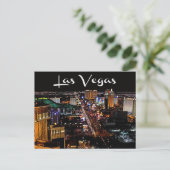 Skyline of Las Vegas, Nevada Casino Briefkaart (Staand voorkant)