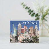 Skyline of Las Vegas, Nevada Casino Briefkaart (Staand voorkant)