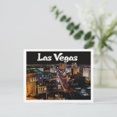 Skyline of Las Vegas, Nevada Casino Briefkaart (Staand voorkant)