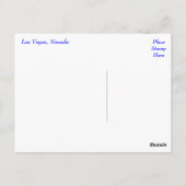 Skyline of Las Vegas, Nevada Casino Postcard Briefkaart (Achterkant)