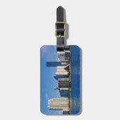 Skyline of Miami Bagagelabel (Voorkant verticaal)