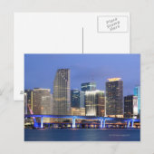 Skyline of Miami Briefkaart (Voorkant / Achterkant)