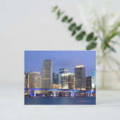Skyline of Miami Briefkaart (Staand voorkant)