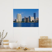 Skyline of Miami, Florida Poster (Keuken)