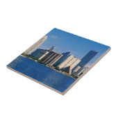 Skyline of Miami Tegeltje (Zijkant)