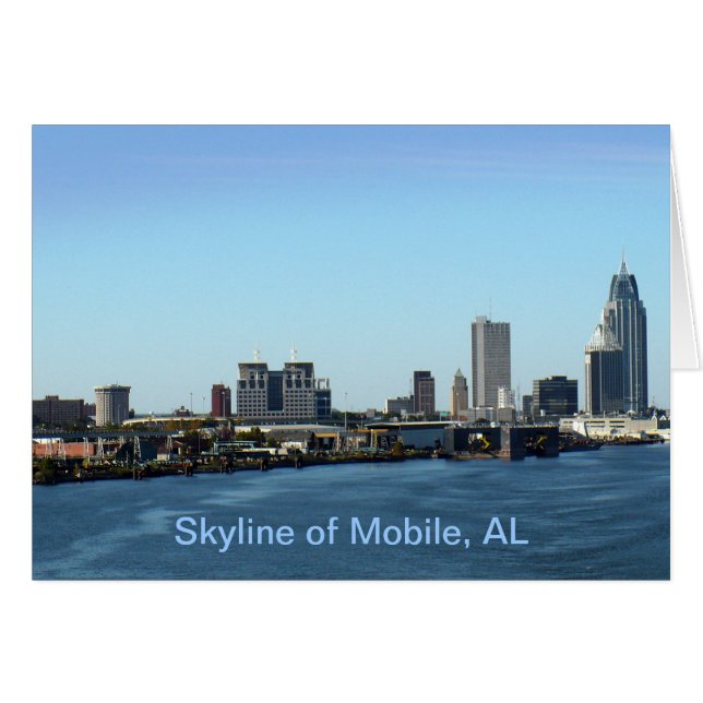 Skyline of Mobile, AL (Voorkant Horizontaal)