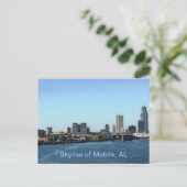 Skyline of Mobile, AL Briefkaart (Staand voorkant)
