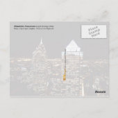Skyline of Philadelphia, Pennsylvania Briefkaart (Achterkant)