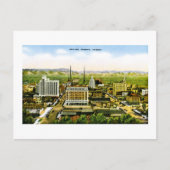 Skyline of Phoenix, Arizona Retro Americana Briefkaart (Voorkant)